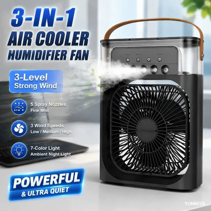 Rechargeable 5 in 1 Fan Air Conditioner