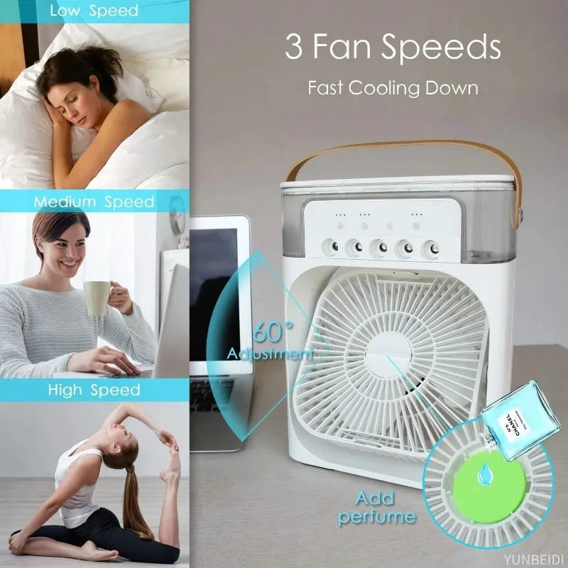 Rechargeable 5 in 1 Fan Air Conditioner