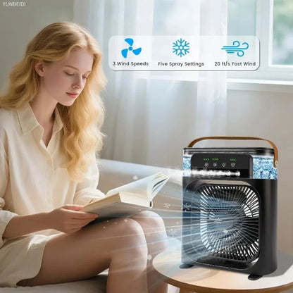 Rechargeable 5 in 1 Fan Air Conditioner