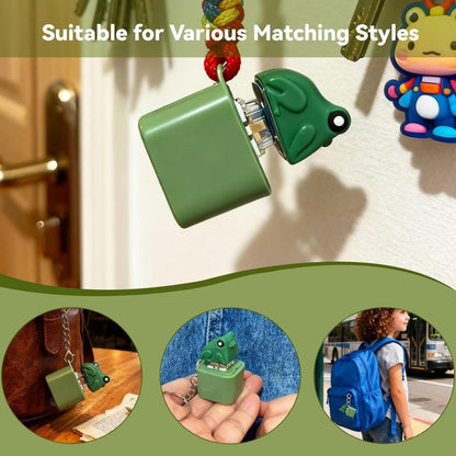 Frog Fidget Clicking Keychain 🐸