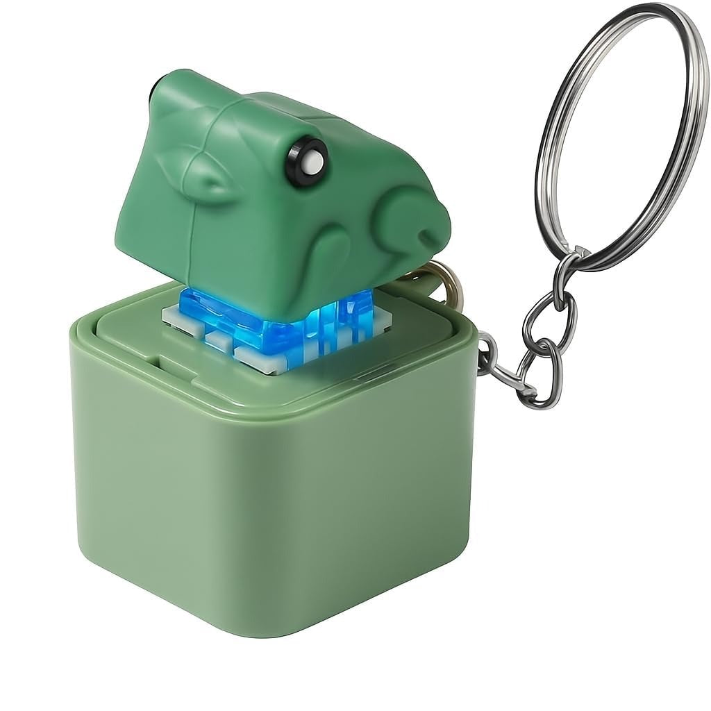 Frog Fidget Clicking Keychain 🐸