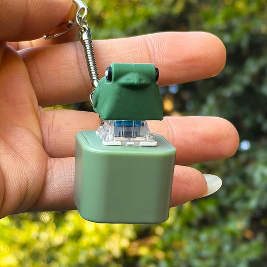 Frog Fidget Clicking Keychain 🐸