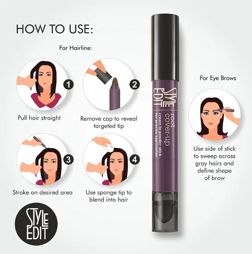 Waterproof Root Cover-Up Dye Pen