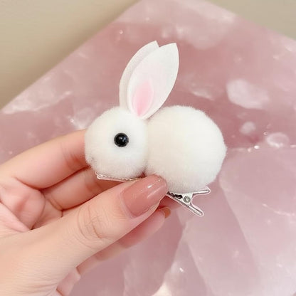 Cute Plush Rabbit Hair Clip