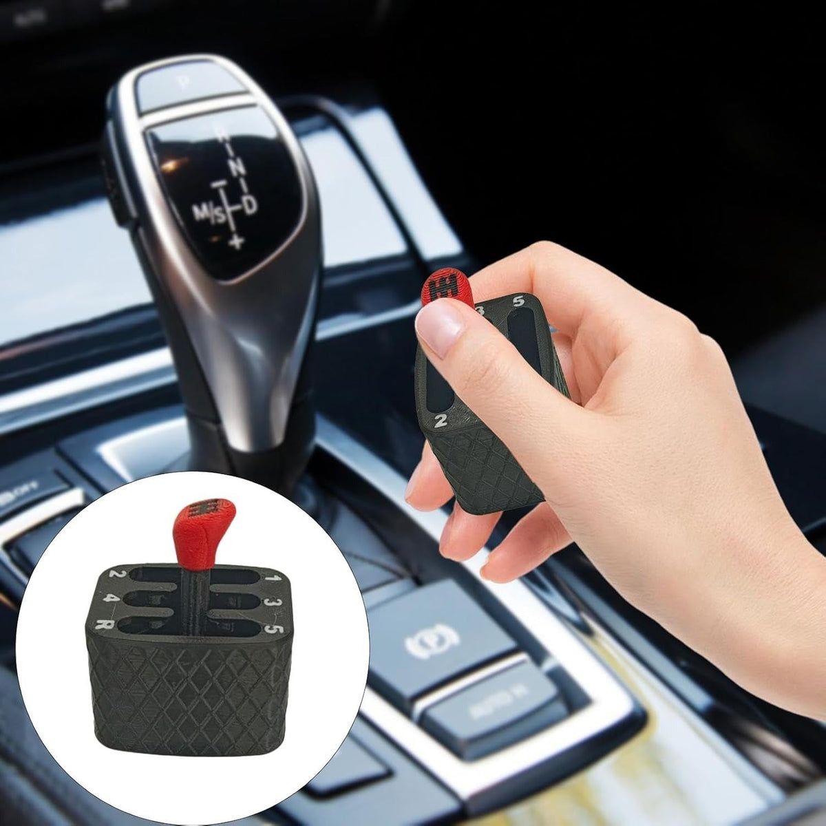 Gear Shift Fidget Toy Keychain
