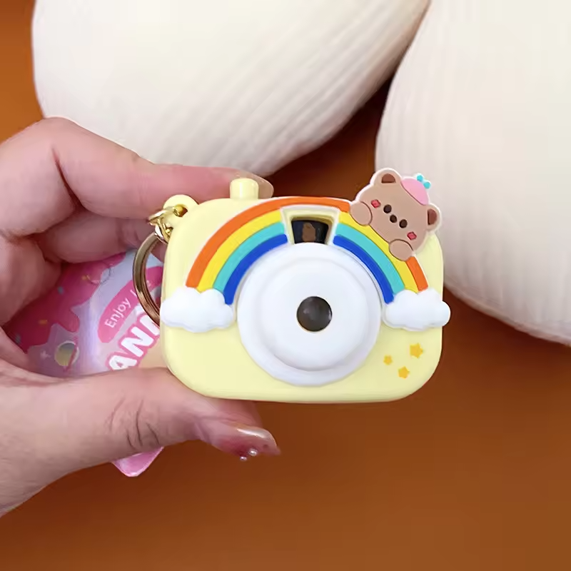 Cute Camera Projector Keychain