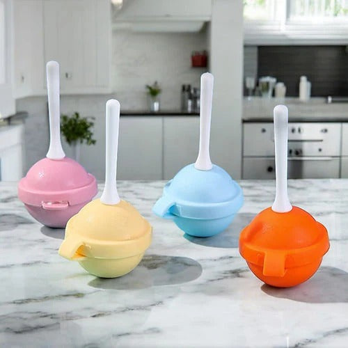 Lollipop Ice Cream Mold Homemade Reusable Popsicle Maker With Sticks