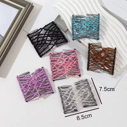 Adjustable Magic Double Hair Comb Clip