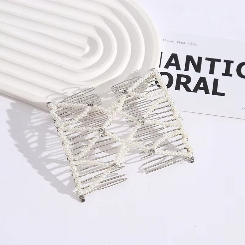 Adjustable Magic Double Hair Comb Clip