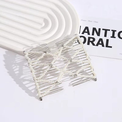 Adjustable Magic Double Hair Comb Clip