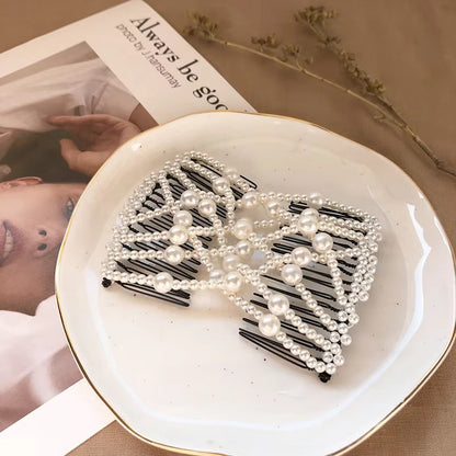 Adjustable Magic Double Hair Comb Clip