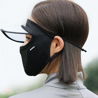 Ice Silk Women Sun Protection Anti-Ultraviolet Breathable UV Protection Full Face Mask