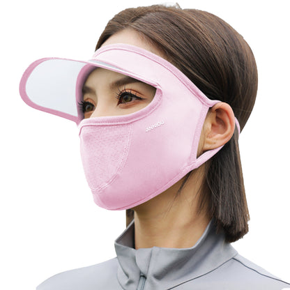 Ice Silk Women Sun Protection Anti-Ultraviolet Breathable UV Protection Full Face Mask