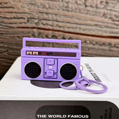 Creative Funny Mini Radio Recorder Music Keychain