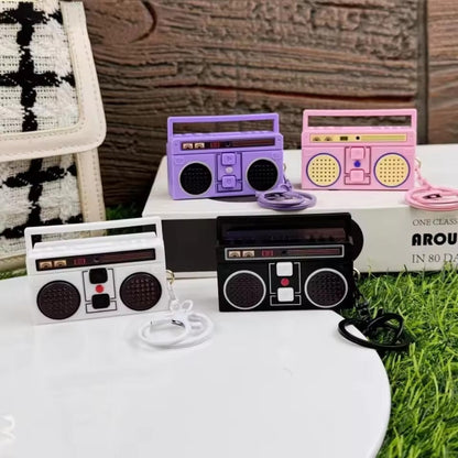 Creative Funny Mini Radio Recorder Music Keychain