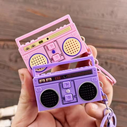 Creative Funny Mini Radio Recorder Music Keychain