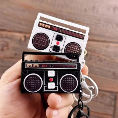 Creative Funny Mini Radio Recorder Music Keychain