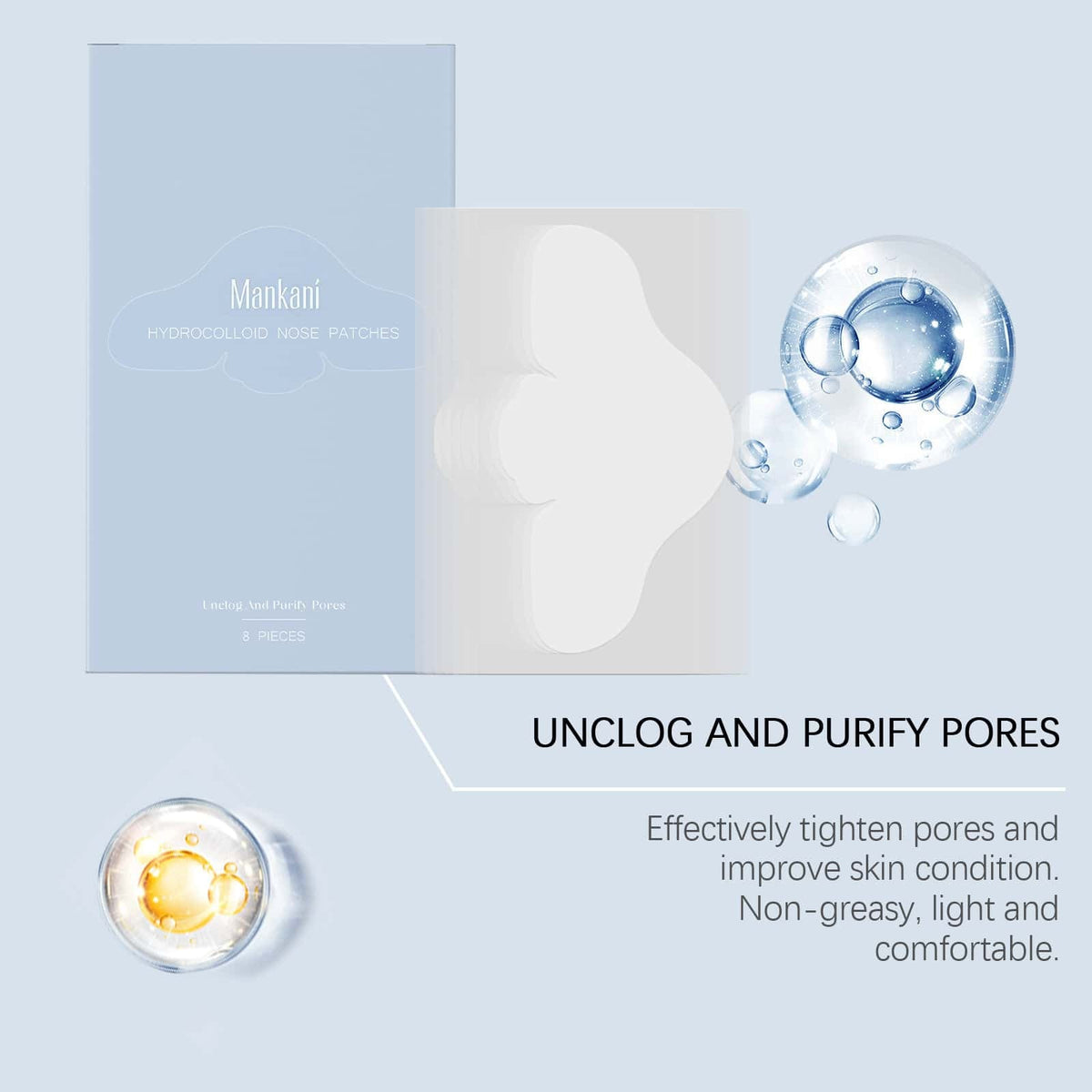 Blackhead Remover Nose Patches - Oil Control & Pore Cleaning