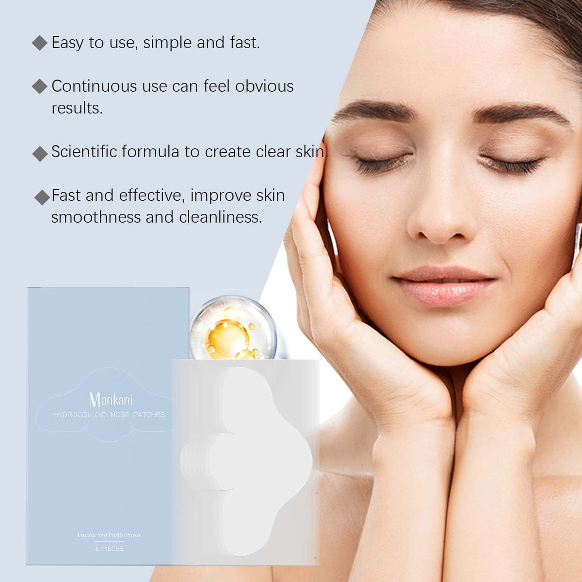 Blackhead Remover Nose Patches - Oil Control & Pore Cleaning