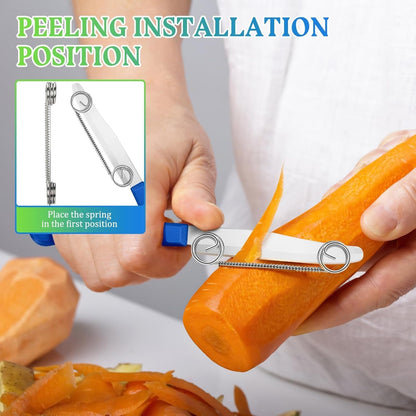 Quick Cutting 3 in 1 Multi-Functional Peeling Knife 🔪🥕