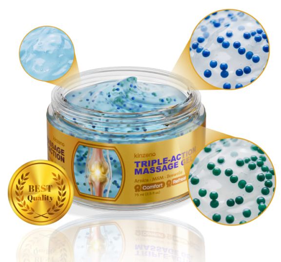 Triple Action Gel  Massage The Pain Away Easily