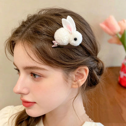 Cute Plush Rabbit Hair Clip