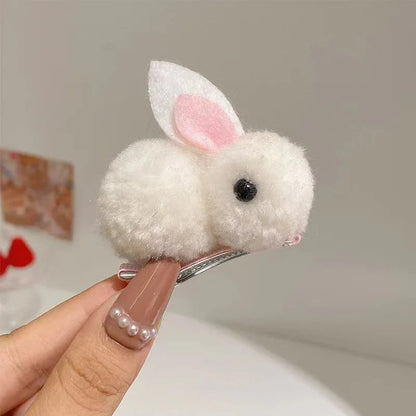 Cute Plush Rabbit Hair Clip