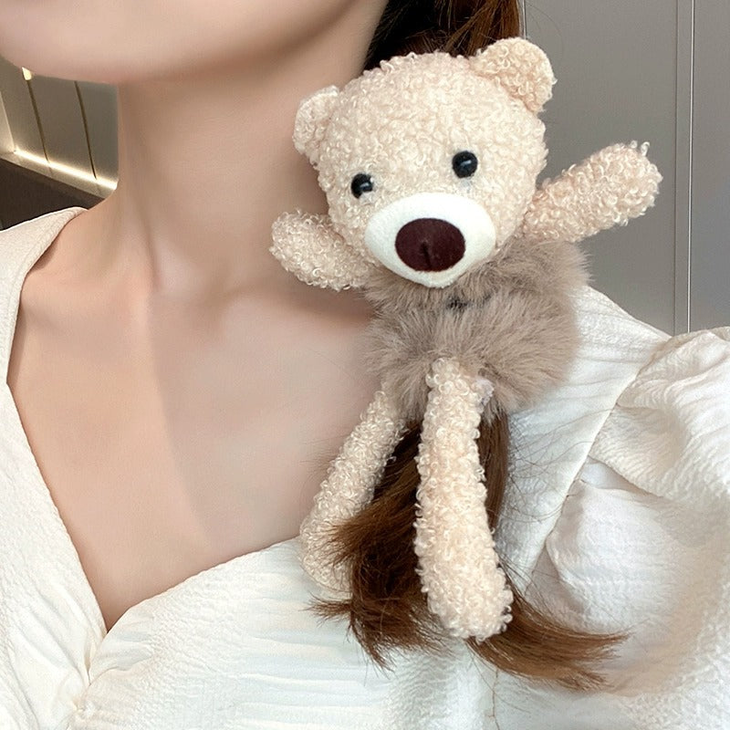Cute Teddy Bear Hair Clutcher