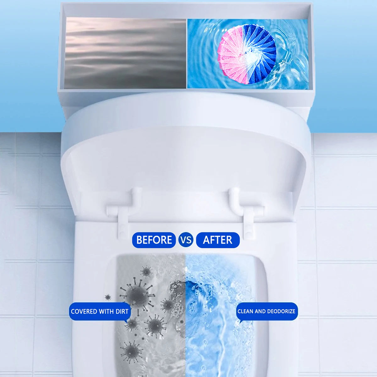 Automatic Toilet Cleaning Tablet